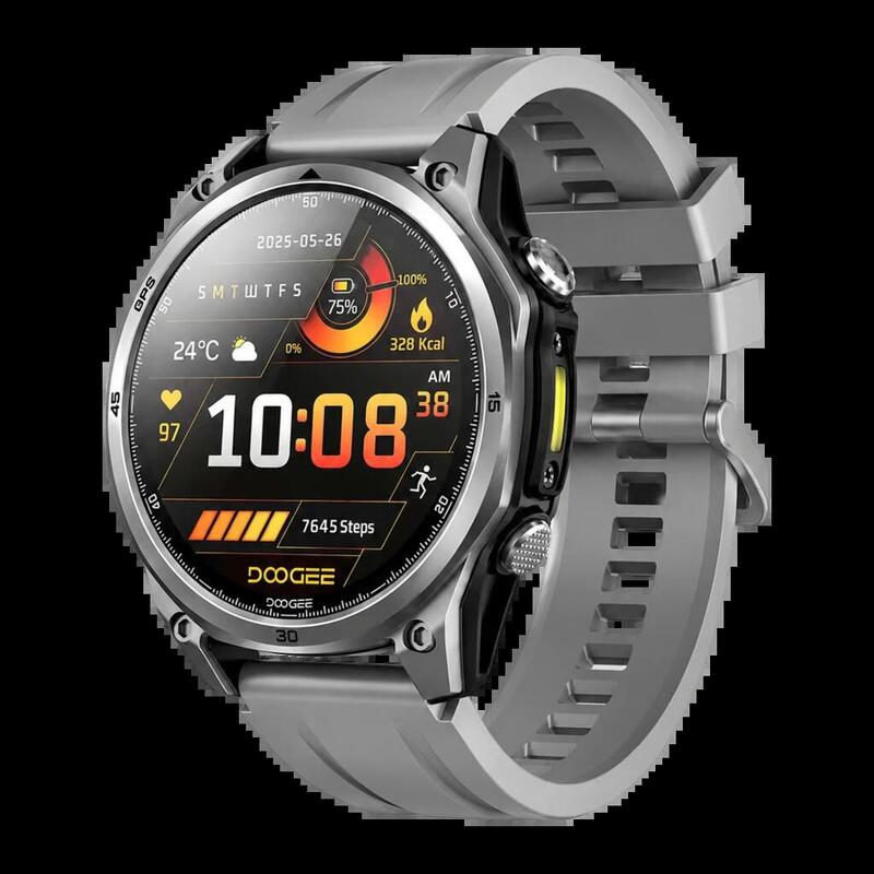 Smartwatch  Doogee Anywise W1 5atm Water-Resistant  With Gps Silver