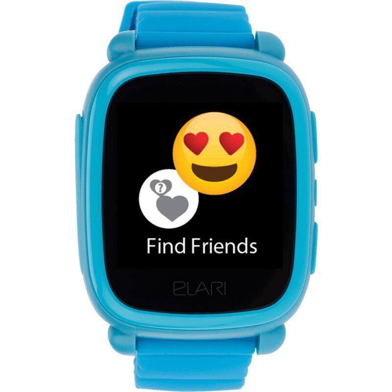 Smartwatch Infantil Elari Kidphone 2g Talla Infantil 1.4" Táctil Ips Usb C Botón Sos Función Zonas Seguras 450 Mah Azul