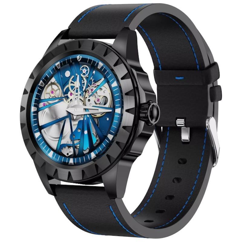 Smartwatch Lemfo Lemz Negro Correa Silicona