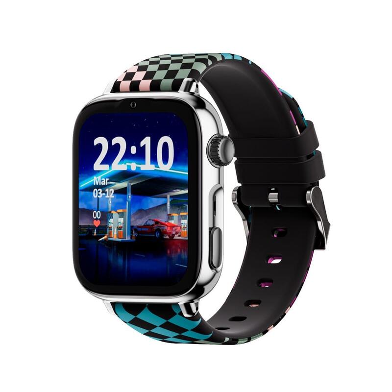 Smartwatch Savefamily Savewatch Plus 2 Plata Con Correa De Silicona Loop Smartwatch 4g Para Niños