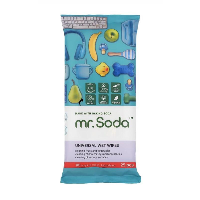 Soda Mr. Soda Wet Wipes Universal 25 Pcs