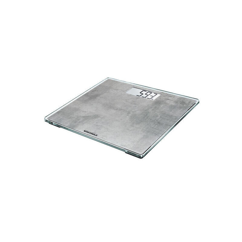 Soehnle Style Sense Compact 300 Concrete, Körperwaage, Bis 180 Kg