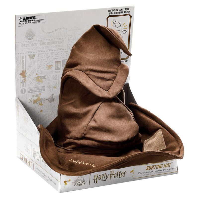 Sombrero Seleccionador Interactivo Harry Potter Sonido Ingles 40cm