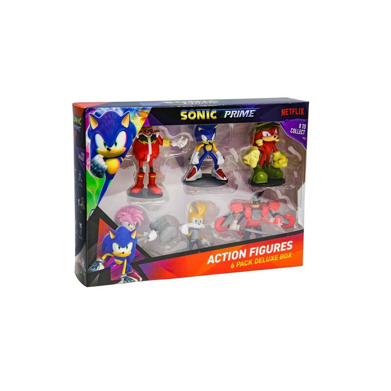 Sonic Prime Juego De 6 Figuras