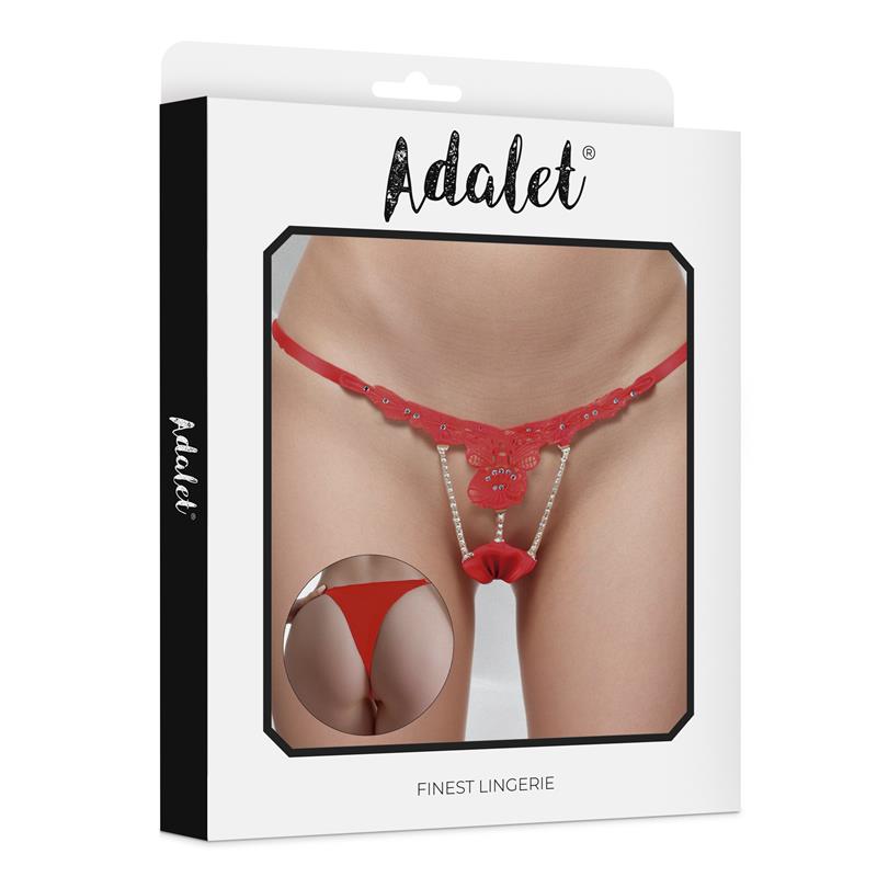 Sophie Tanga De Encaje Con Brillantes Talla (Interno):S/M