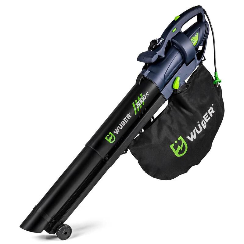 Soplador Eléctrico De Hojas 3000w Con Triturador 10:1 Wuber W43420