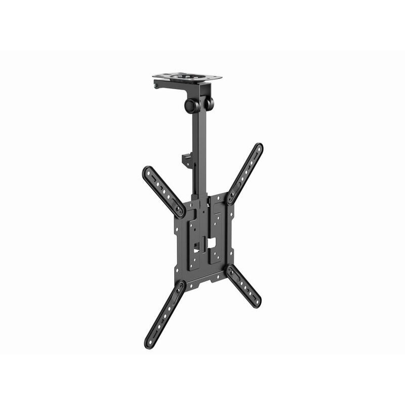 Soporte De Techo Gembird Cm-55st-01  Para Tv De Movimiento Completo, 23" - 55", Negro