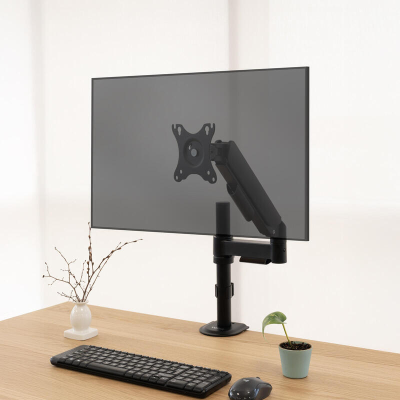 Soporte Mesa Pant. Gira Incli 1 Brazo 17-32 Negro