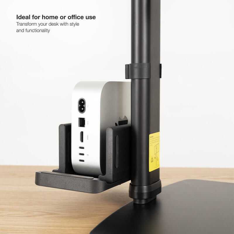 Soporte Mesa Pant.Gira Incli+Mini Cpu,17-27",Negro