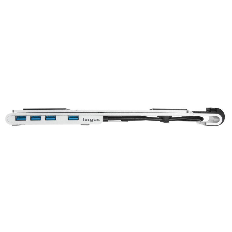 Soporte Para Portatil Targus Con Hub Integrado 4x Usb- A Plata