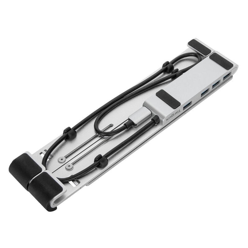 Soporte Para Portatil Targus Con Hub Integrado 4x Usb- A Plata