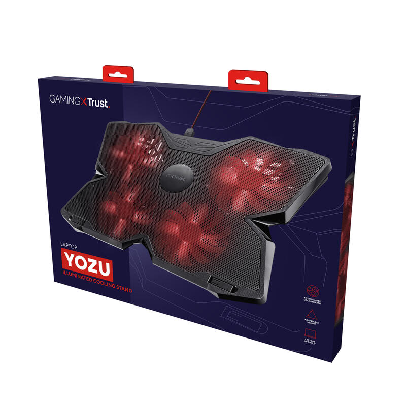 Soporte Refrigerante Trust Gaming Gxt 278 Yozu Para Portátiles Hasta 17.3'