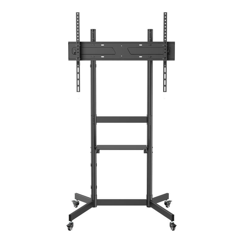 Soporte  Techly 623264 De Suelo Con Estante Para Tv Lcd/Led/Plasma 55-100", Negro