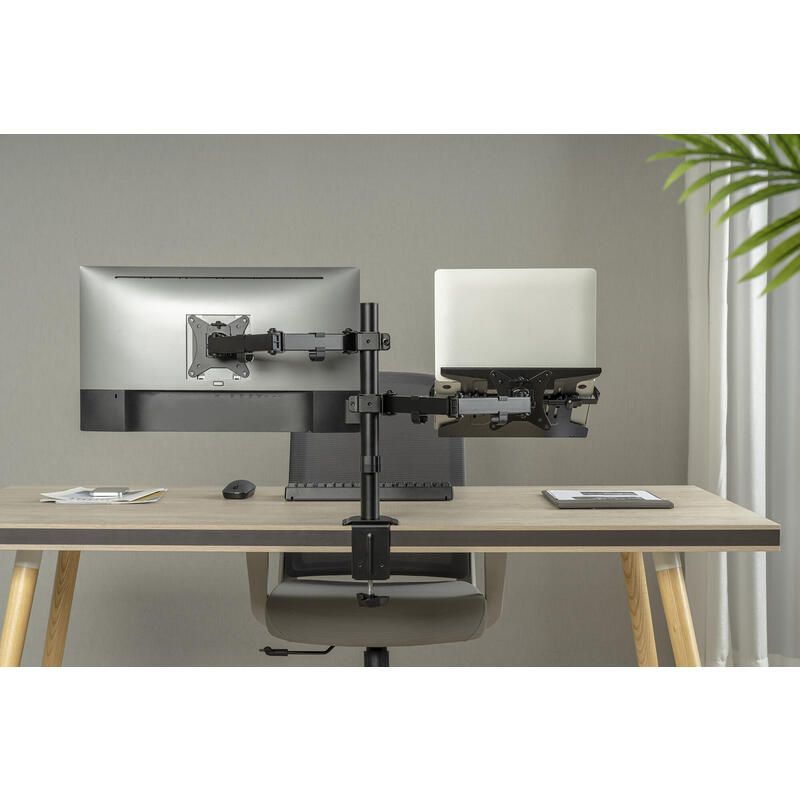 Soporte Universal Para Monitor Digitus Con Soporte Para Portátil