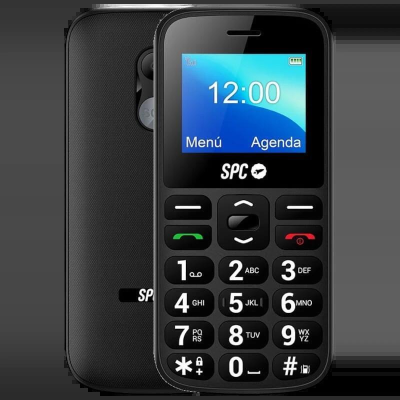 Spc Fortune 2, 1.77", 4g, Letras Grandes, Mensajes Sos, Negro - Desprecintado