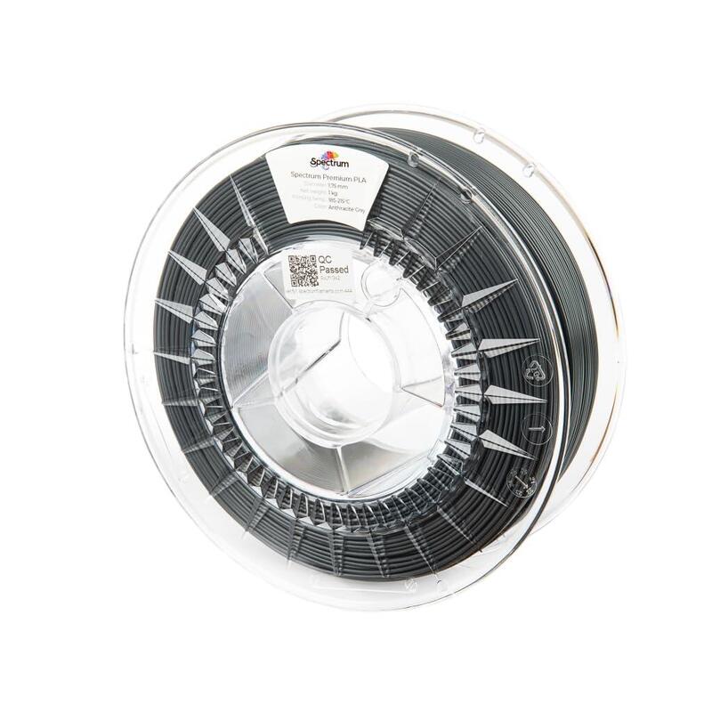 Spectrum 3d Filament Pla Premium 1,75mm Anthracit Gris Antracita Gris 1kg