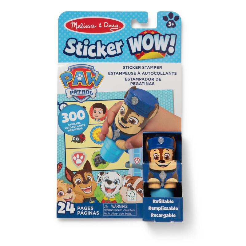 Spinmaster Melissa & Doug - Sticker Wow! Paw Patrol Chase Aufkleberstempel & Block 6077283