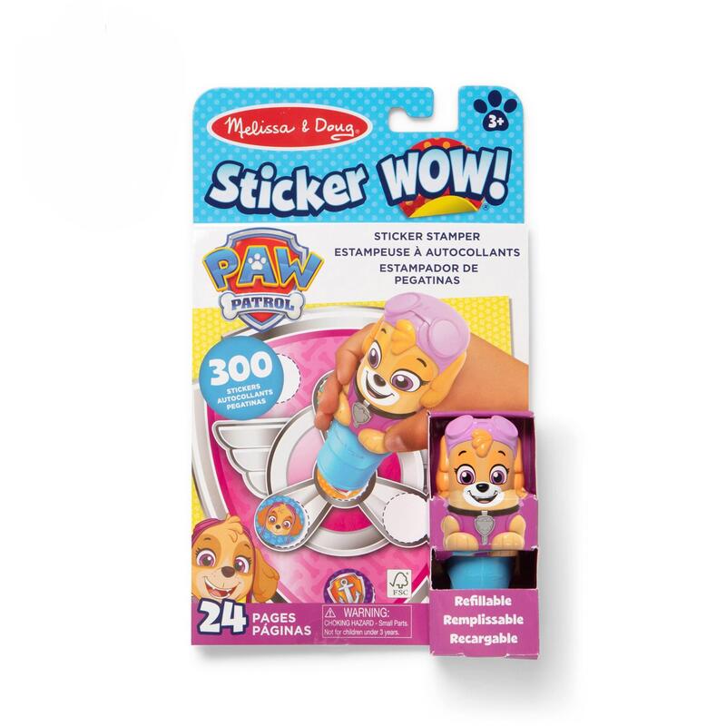 Spinmaster Melissa & Doug - Sticker Wow! Paw Patrol Skye Aufkleberstempel & Block 6077284