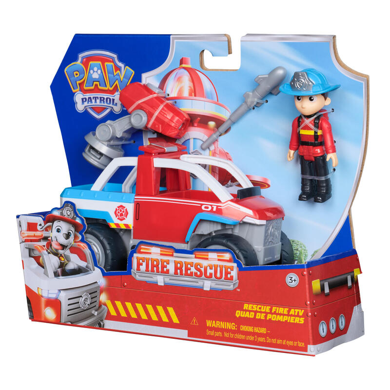 Spinmaster Paw Patrol Fire Rescue - Ryders Rettungsfahrzeug (Mit Drohnen-Abwerfer Und Ryder Figur) 6073897