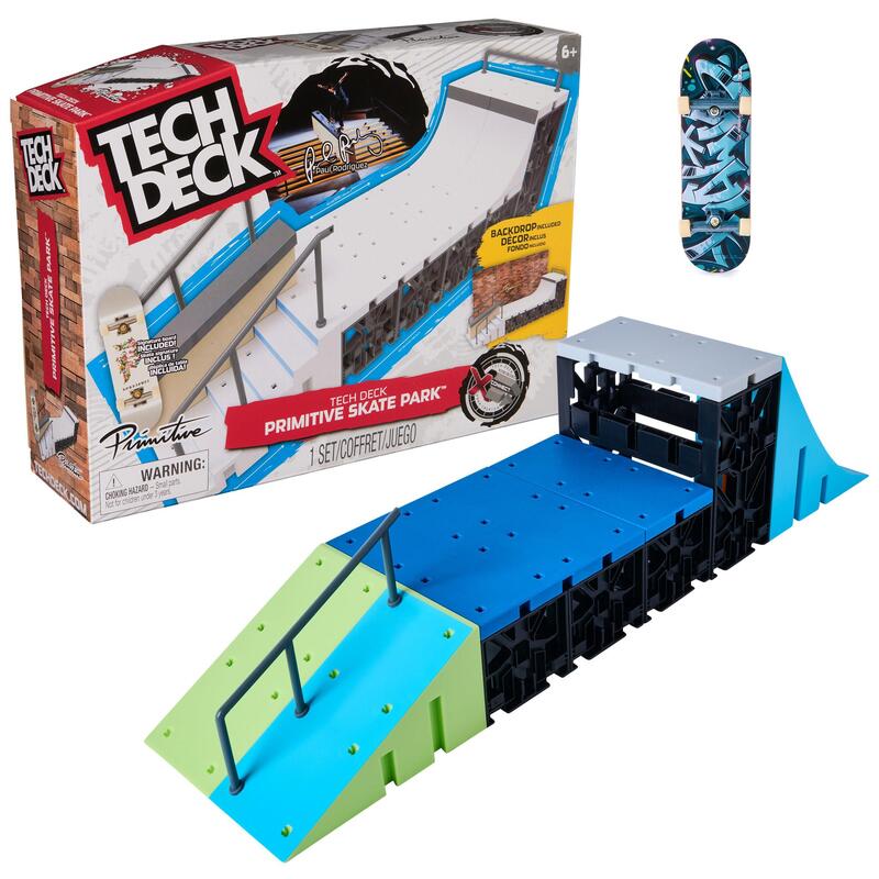 Spinmaster Tech Deck - Dgk Skate Park (Finger-Skateboard-Rampe Con Authentischem Fingerboard) 6077640