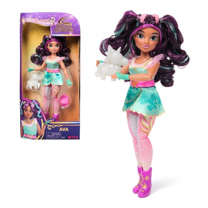 Spinmaster Unicorn Academy - Ankleidepuppe Ava (24 Cm Gross, Mit Echtem Haar, Abnehmbarer Kleidung Und Accessoires) 6072649