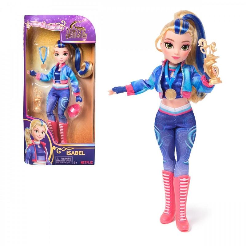Spinmaster Unicorn Academy - Ankleidepuppe Isabel (24 Cm Gross, Mit Echtem Haar, Abnehmbarer Kleidung Und Accessoires) 6072647