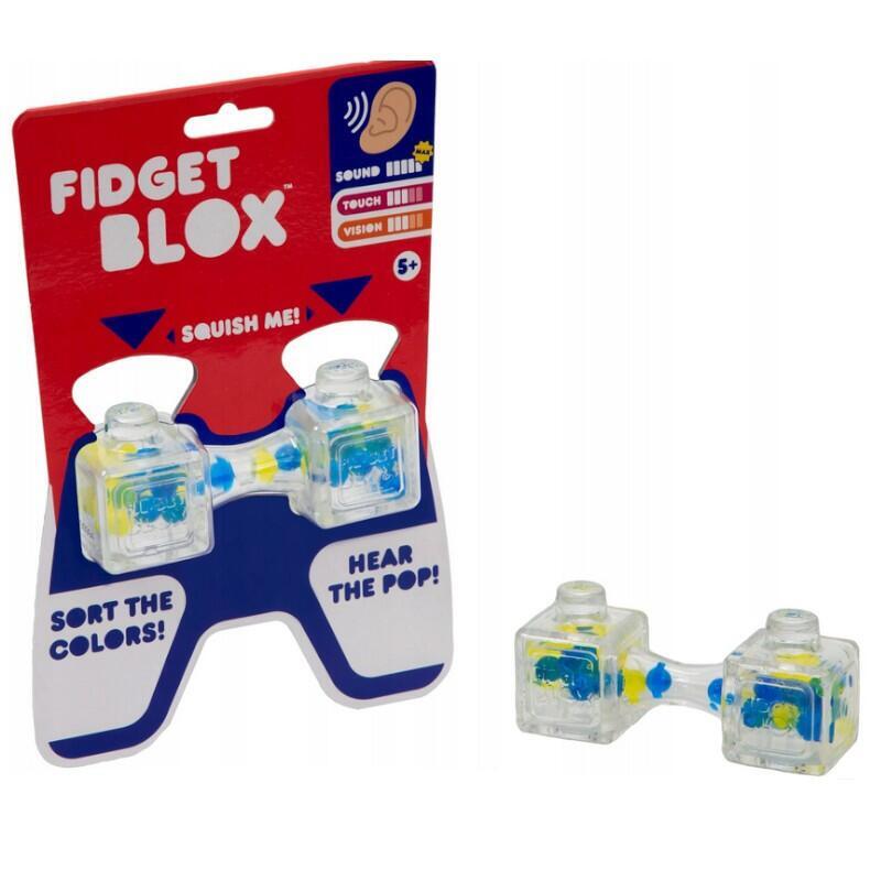 Spinner Fidget Blox Squish Me Azul