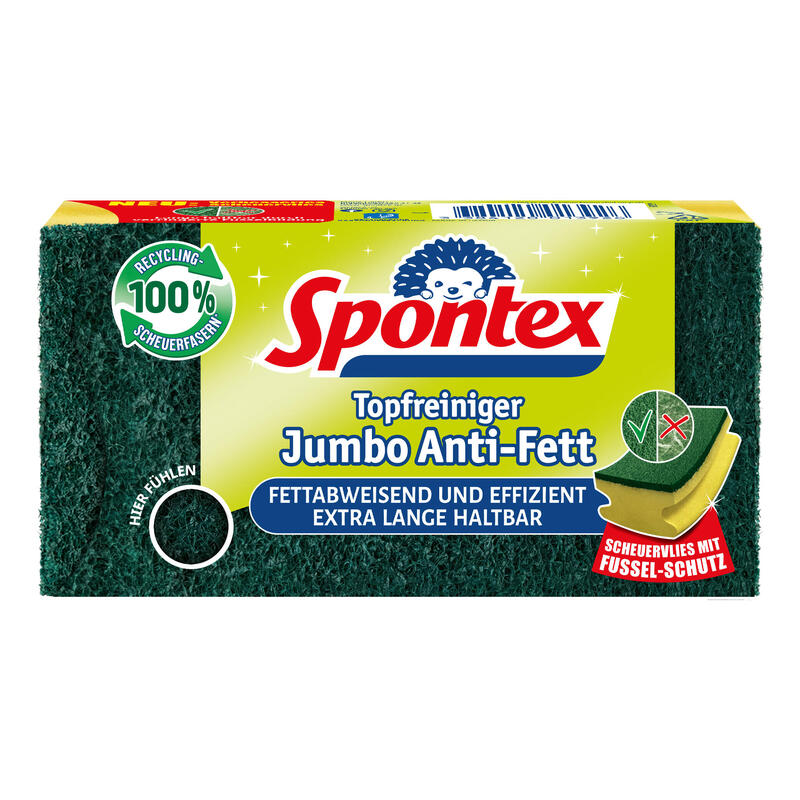 Spontex Jumbo Topfreiniger Anti-Fett Con Recyclingfasern