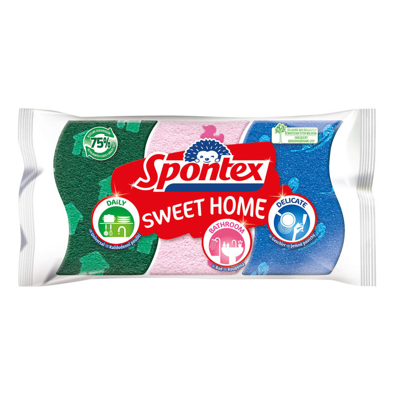 Spontex Spülschwamm Sweet Home X3