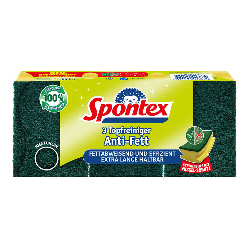 Spontex Topfreiniger Anti-Fett X3 Con Recyclingfasern