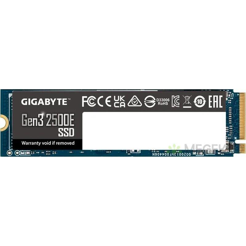 Ssd 2tb Gigabyte Gen3 2500e Pci-E 3.0 Nvme 1.3