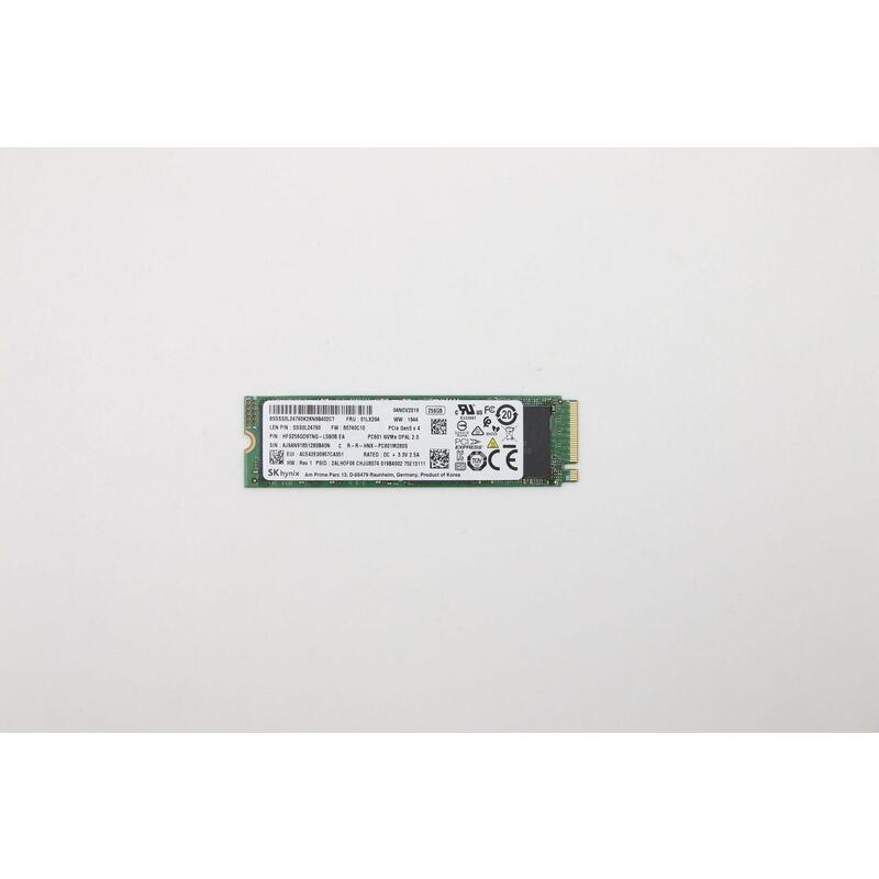 Ssd M.2 Pcie Nvme Fru Ssd  256gb Rohs Sk Hynix M.2 Pc601