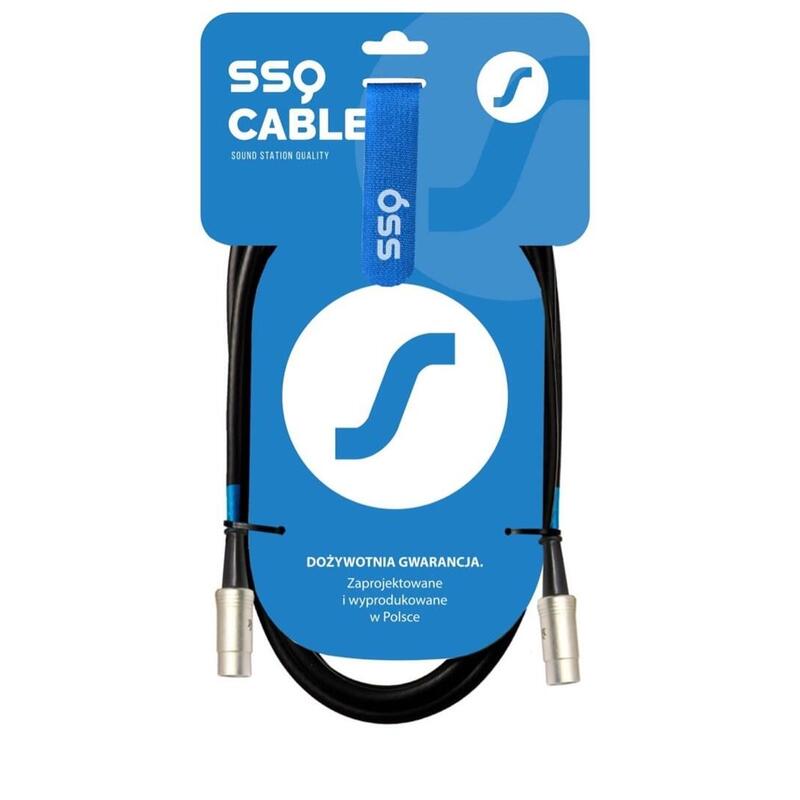 Ssq Midi3 Ss-1419 Cable Midi (5-Pin) - Midi (5-Pin) 3 M Black
