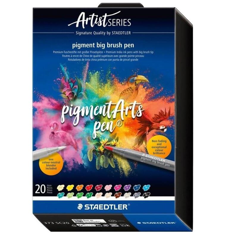 Staedtler Pigment Big Brush Pen 20st