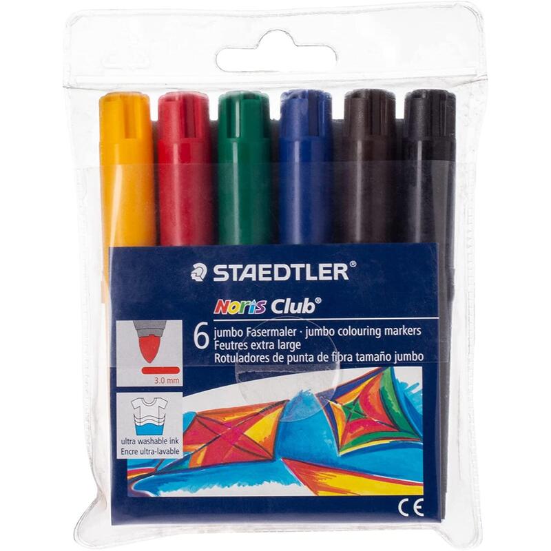 Staedtler Rotulador Grueso Noris Club Colores Surtidos Estuche De 6