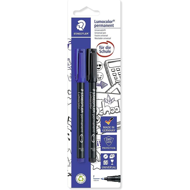 Staedtler Rotulador Para Transparencias Lumocolor F Perm 2st Blister