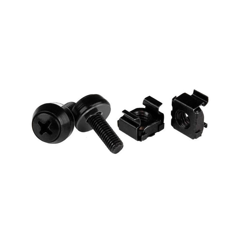 Startech 100 Tornillos Y Tuercas Jaula M5 Negro