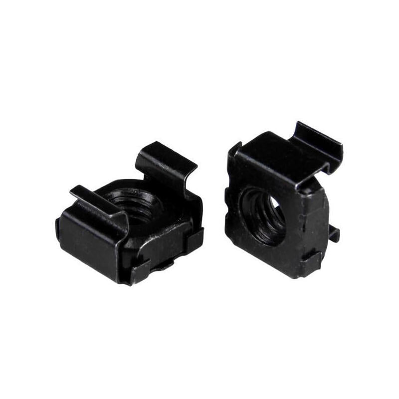 Startech 50 Tuercas Enjauladas M6 Negro
