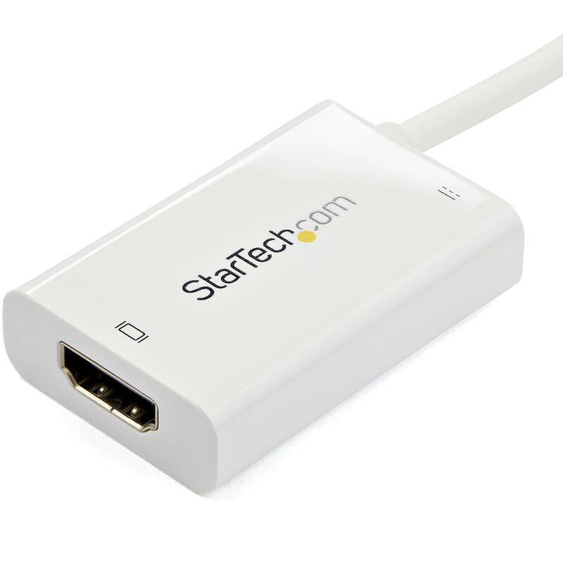 Startech Adaptador Gráfico Usbc A Hdmi Pd Blanco