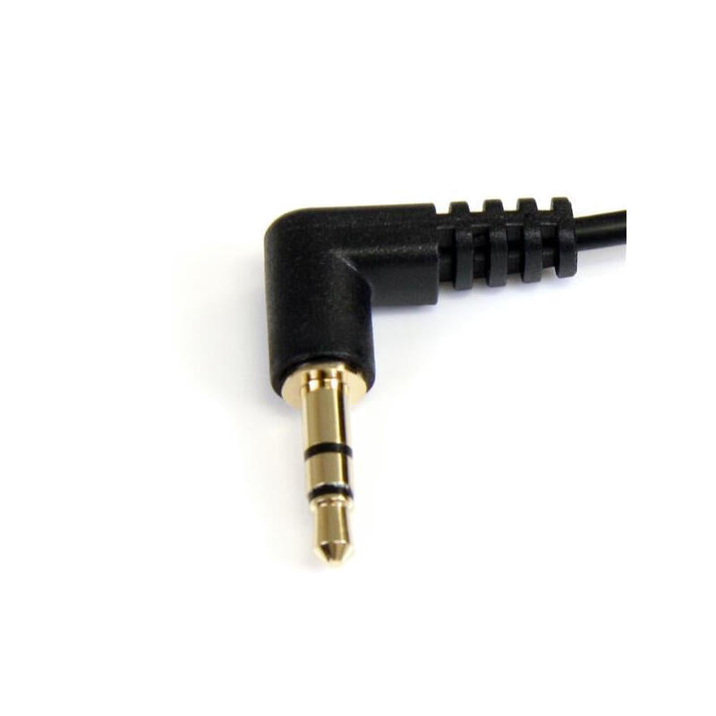 Startech Cable 1,8m Audio 3,5mm Acodado Macho