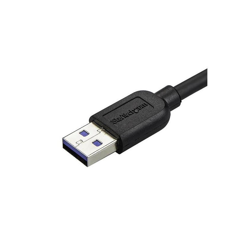 Startech Cable 1m Micro Usb 3.0 Acodado Izquierda