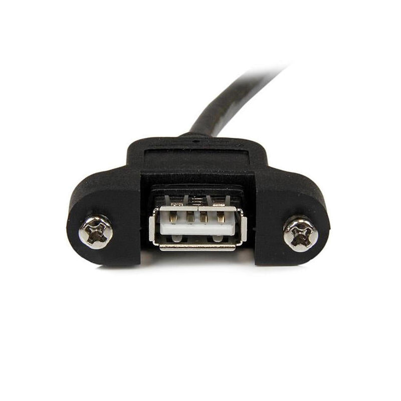 Startech Cable Usb 2.0 M/H (Alargo) 0.91m Para Montar Empotrar En Panel Usbpnlafam3