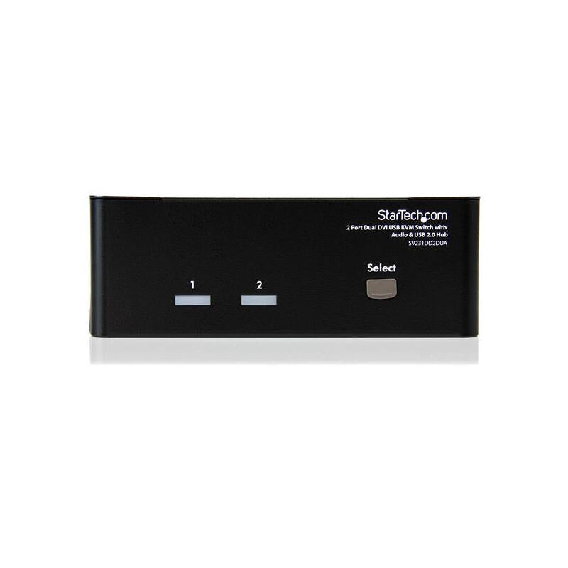 Startech Conmutador Switch Kvm 2 Puertos Doble Mon