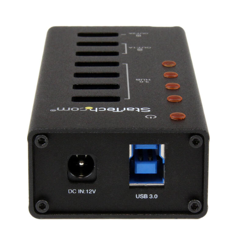 Startech Hub Concentrador Usb 3.0 4 Puertos Con 3