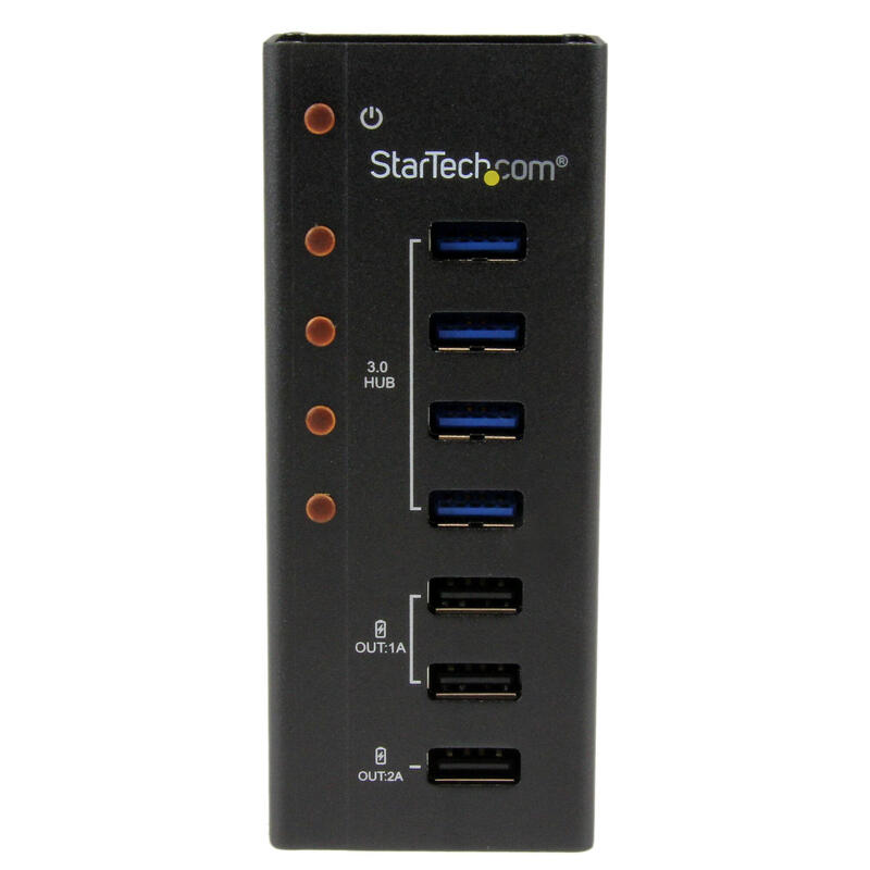 Startech Hub Concentrador Usb 3.0 4 Puertos Con 3