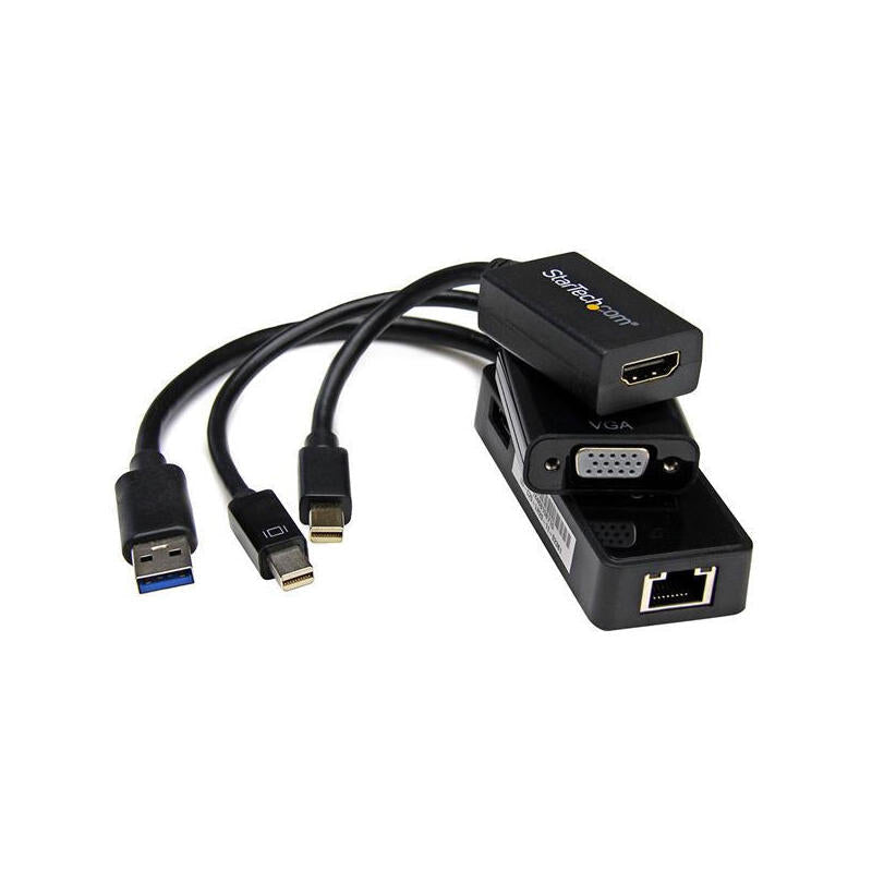 Startech Juego Adaptadores Hdmi, Vga Y Eth. Gigabi
