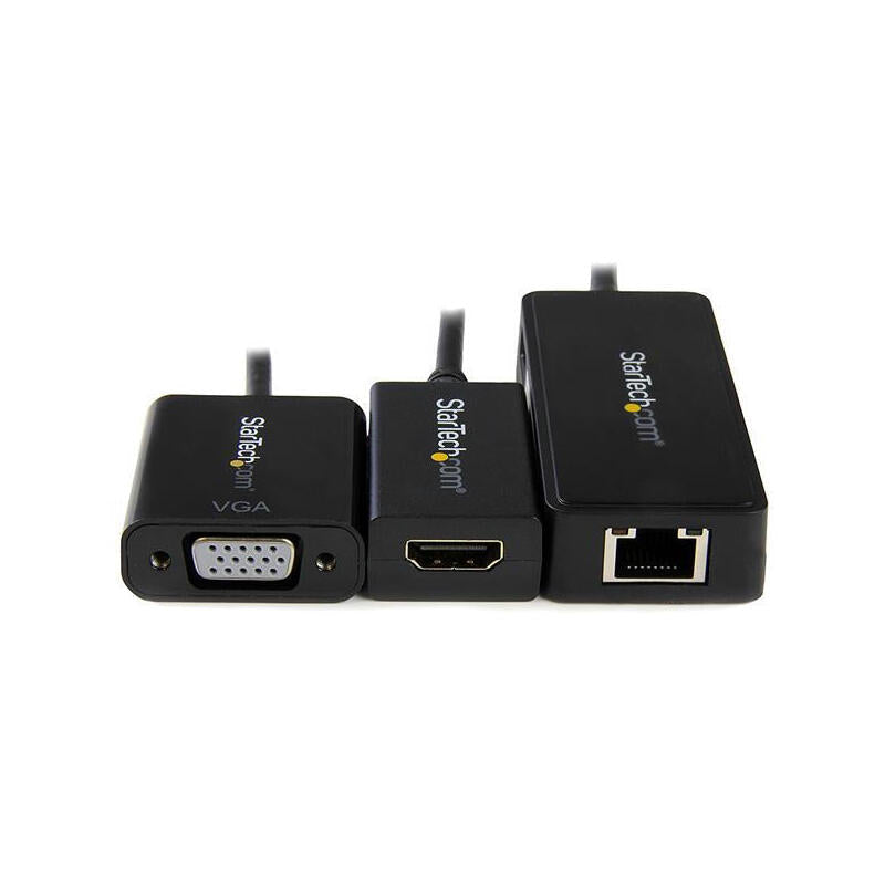 Startech Juego Adaptadores Hdmi, Vga Y Eth. Gigabi