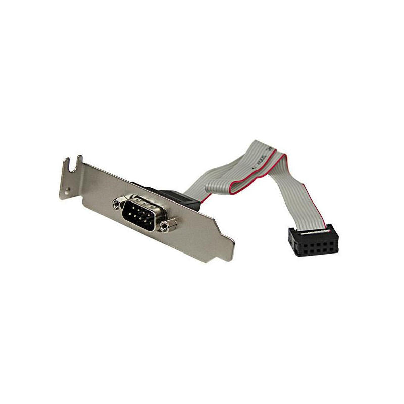 Startech Placa Ranura Serie Macho 9 Pines A Cabez