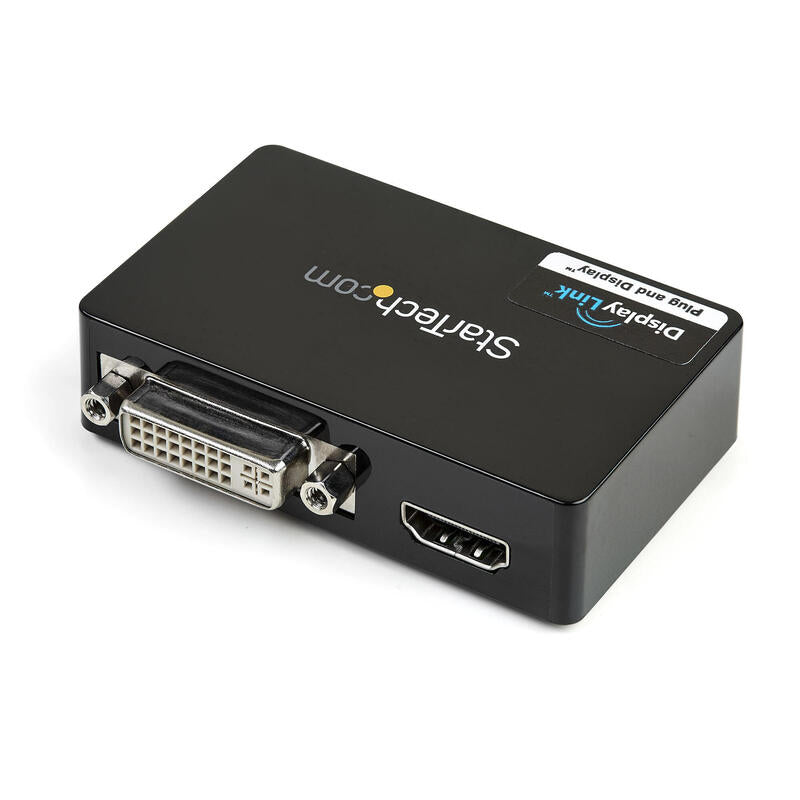 Startech.Com Adaptador De Vídeo Externo Usb 3.0 A Hdmi Y Dvi - Tarjeta Gráfica Externa Cable Dual Head - 2048x1152