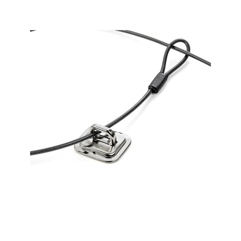 Startech.Com Ancla Para Cable Con Candado - En Aleación De Zinc - Punto De Anclaje Para Ordenador Portátil